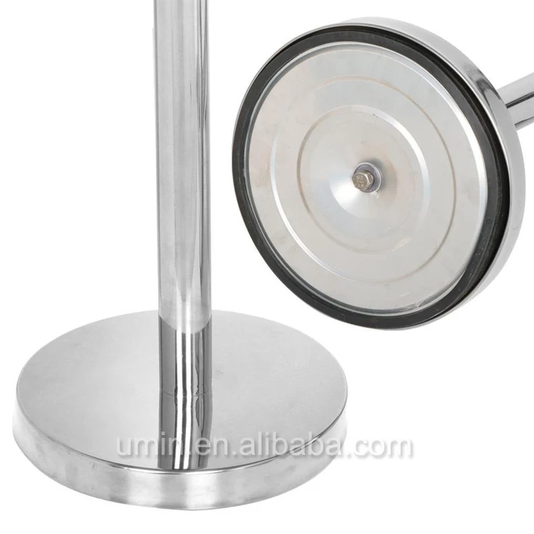 Exhibition Used Stainless Steel Red Carpet Rope Stanchions