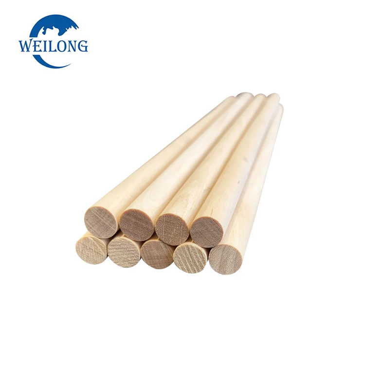 Disposable wood ice cream sugar sticks for cotton candy Birch Wood Round Sticks