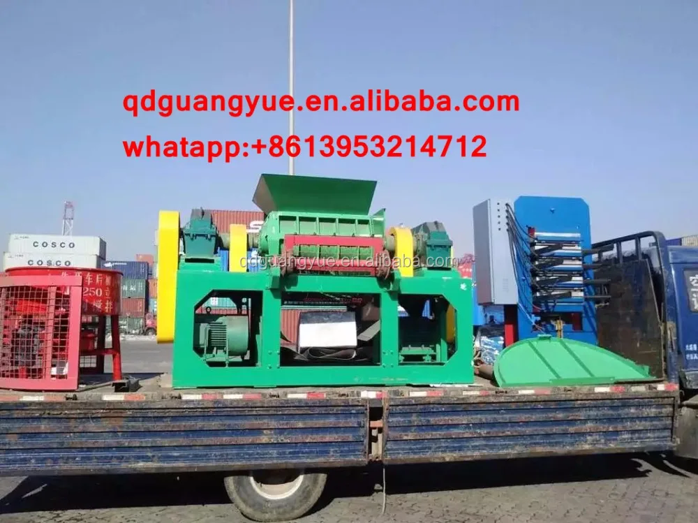 XKP-560 двойной ролик для резиновой крошки пиролиза отходов шин для резиновой крошки