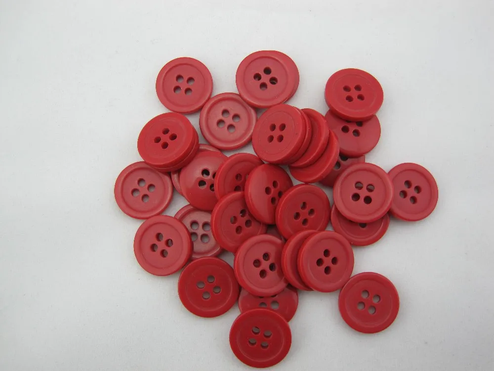Plastic buttons