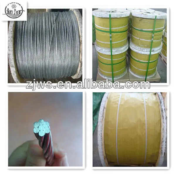 EHS steel cable 1/ 2 ' guy wire ASTM A475 A363