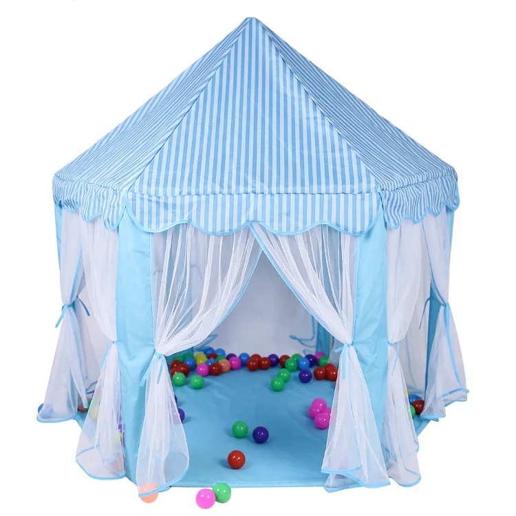 Шестигранная палатка-Замок принцессы, большой игровой домик, игрушечная палатка принцессы