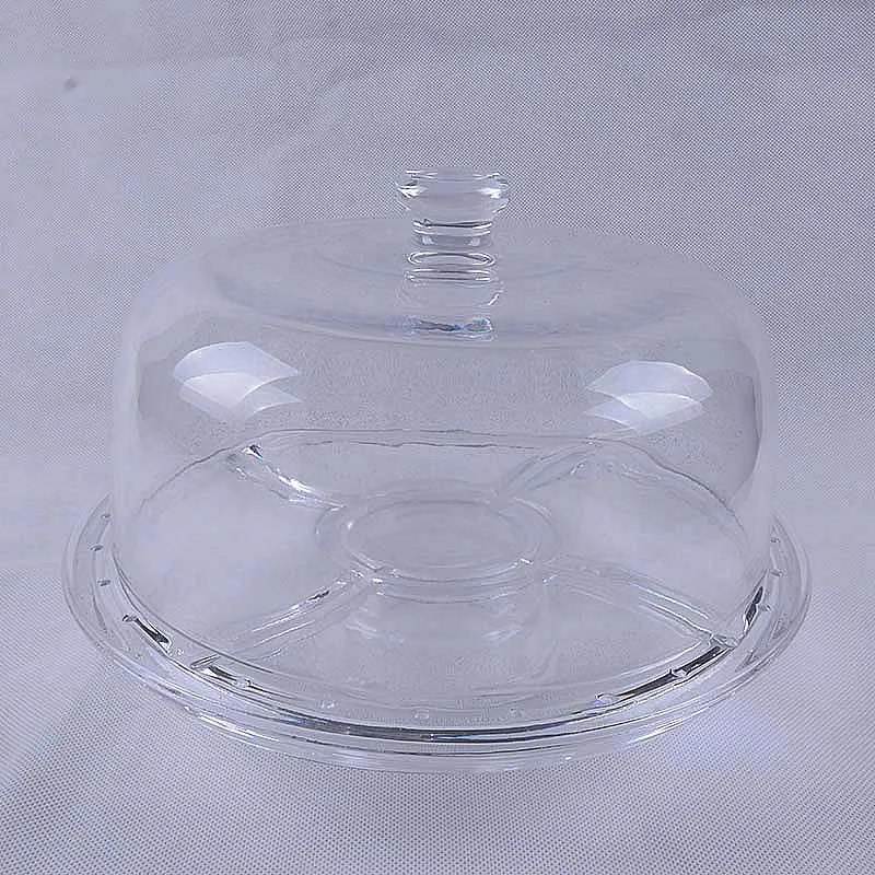 Multifunctional Glass Cake Stand and Dome