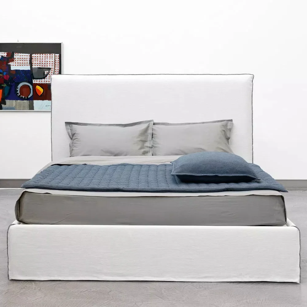 Latest night collection linen bed designs bed room furniture luxury bed