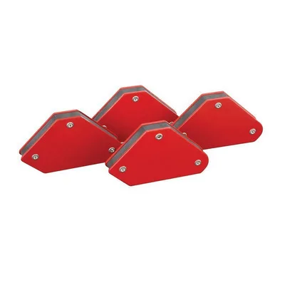 
9Lb mini set of 4pcs triangular welding holder positioner fixer locator without switch magnetic fixed angle tool 9Lb 