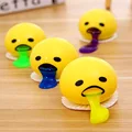 1pcs Creative vomiting egg yolk toys funny lazy egg students spoof toys decompression pinch reduce pressure