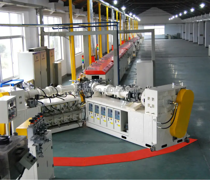 
3 co-extrusion rubber extrusion and CV Microwave rubber extrusion curing production line/rubber vulcanization line 
