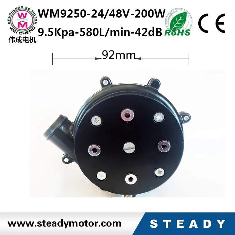 
24V high pressure brushless dc blower fan for fuel cell 