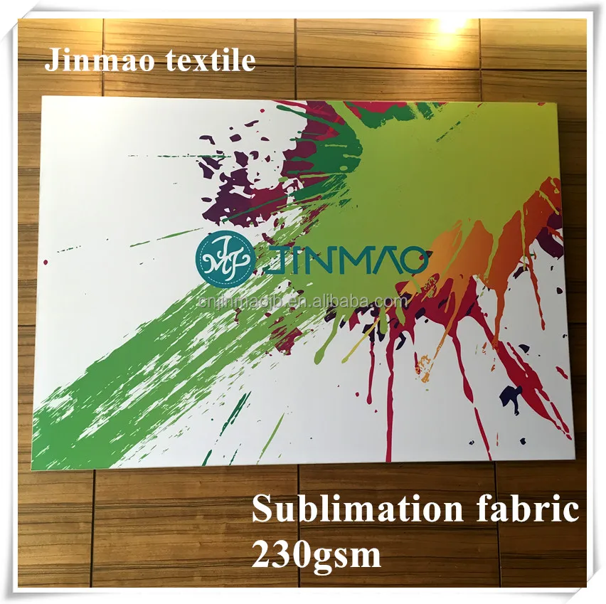 
good quality polyester dye sublimation printing knitted fabric display frontlit roll up banner fabric 