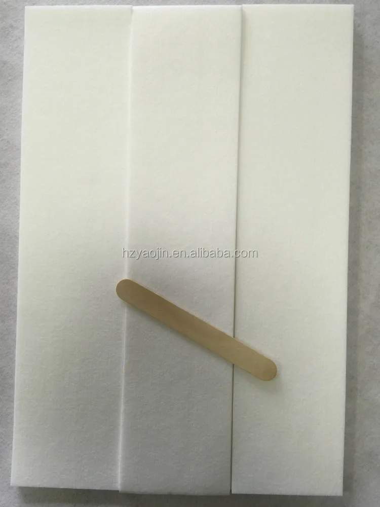 Factory Direct Sale Good Quality 100% Polyester Depilatory Wax Strips Disposable Hair-removal Wax Strips