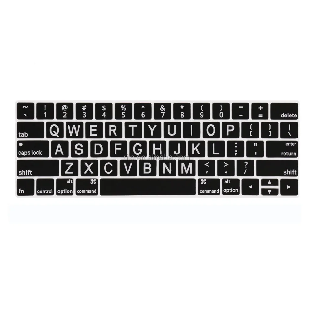 
Silicone Keyboard Cover for Mac book Pro Touch Bar, Marble Keyboard Cover for Macbook Pro 