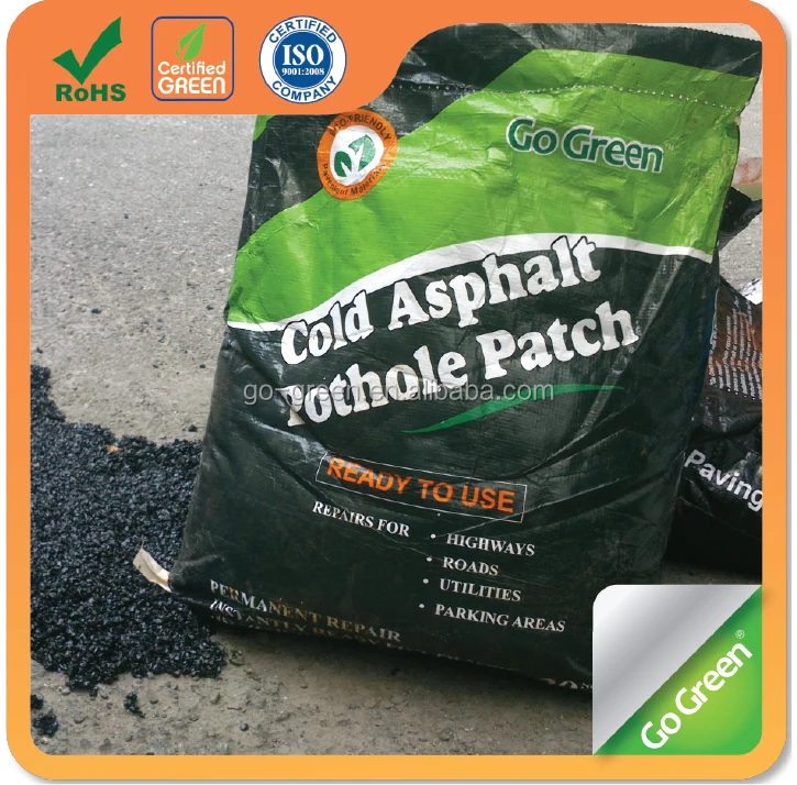 Cold Mix Asphalt Price Modified Asphalt / Pavement Pothole Repair