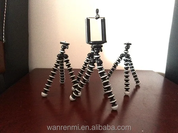 
mini flexible octopus gorilla selfie stick phone dslr go pro camera tripod 