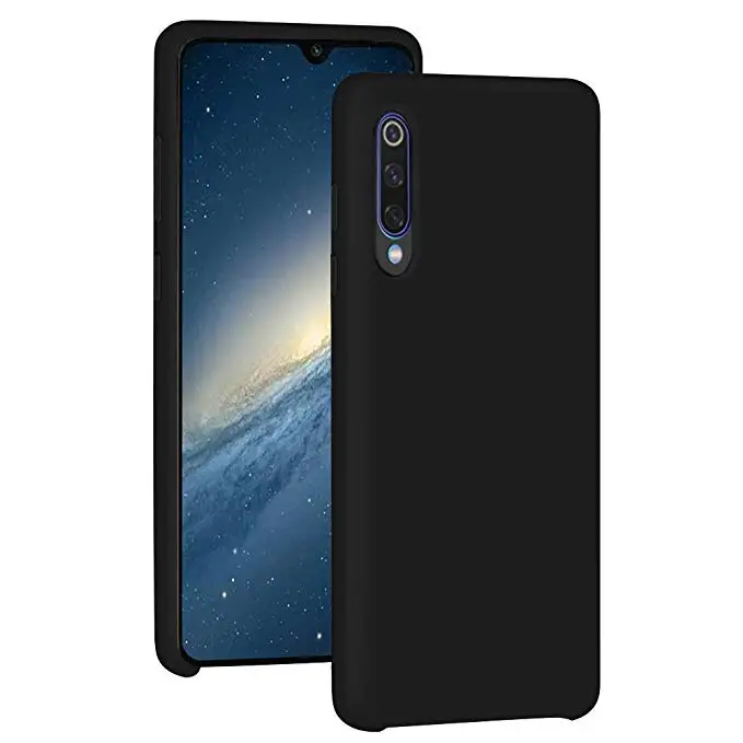 Case For Xiaomi Mi9 Liquid Silicone Slim Rubber Color Design Shockproof Protective Back Cover For Xiaomi Mi 9 Smartphone