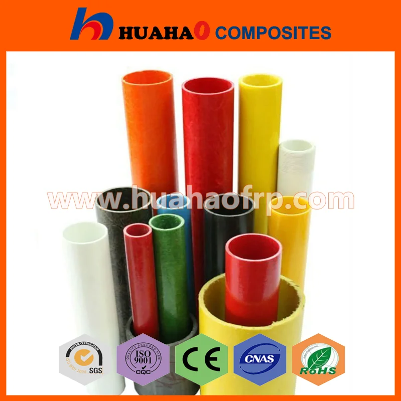 Grp труб Высокой Прочности Богатые Цвета Устойчивы К УЛЬТРАФИОЛЕТОВОМУ Излучению стеклопластиковых труб с низкой ценой