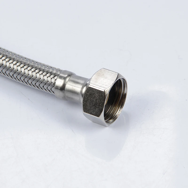 High quality stainless steel 304 wire braided  flexible hose for toilet and faucet