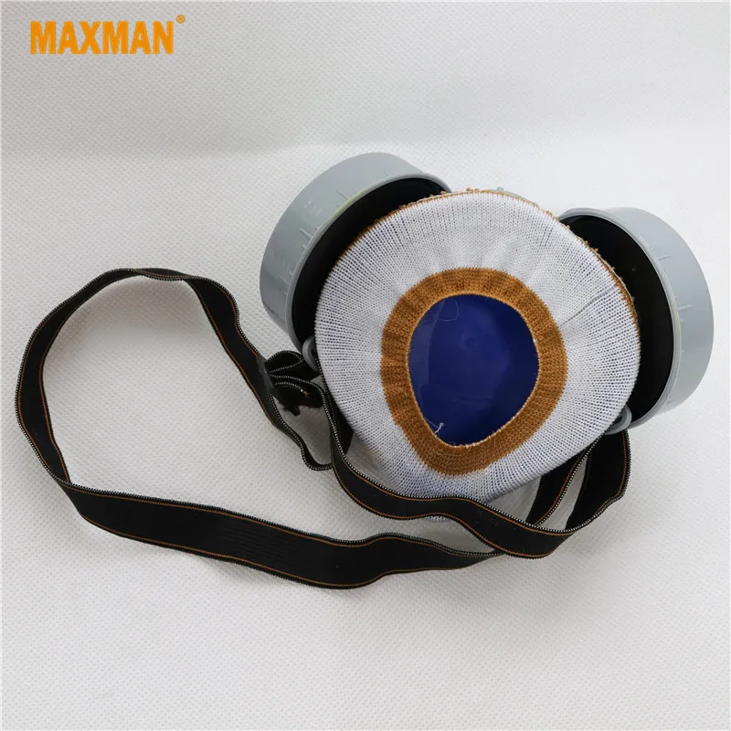 
Silicone Half Facepiece Gas Mask Reusable Respirator 