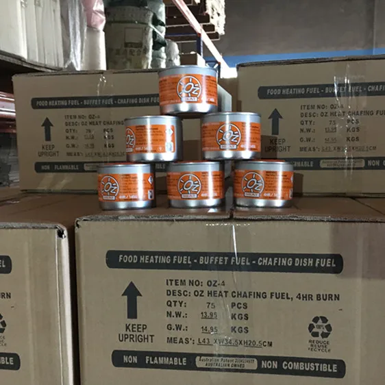 Oz Heat non flammable Buffet Chafing Dish Fuel