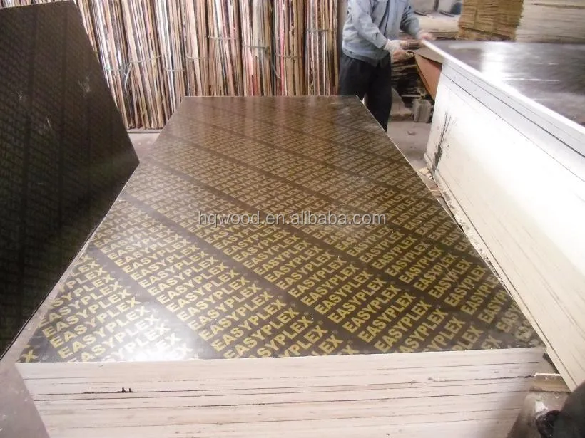 Marine plex film faced plywood /reusable plastic formwork /concrete formwork scaffolding