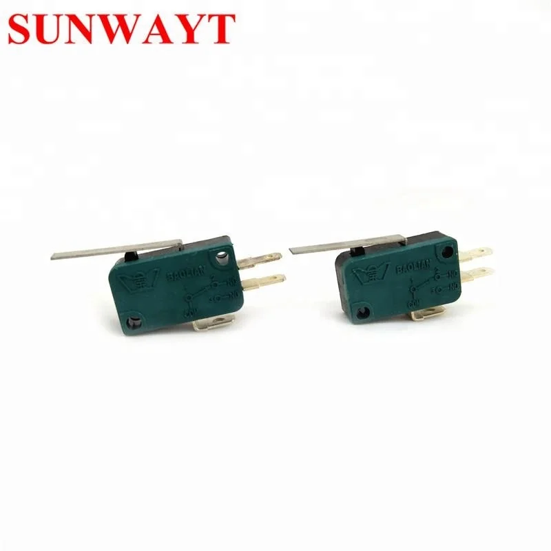 Green microswitches Baolian two terminal microswitch for Arcade joystick