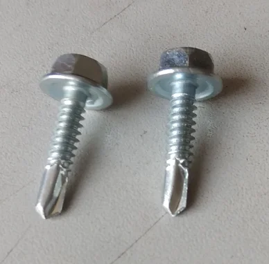 Китайский завод оцинкованный самосверлильный винт из углеродистой стали с резиновой шайбой