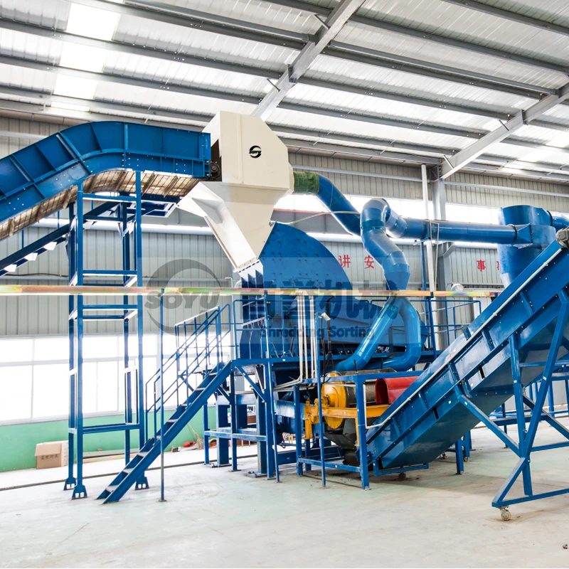 Custom Artificial Flower Minimalist Plant Engineering Scrap Metal And Fridge Recycling Plant Line