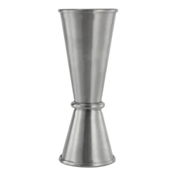 Hammered double-sided Jigger Shot Glass- Perfect for Cocktails, Whiskey, Gin, Rum, Vodka, and Tequila Shots
