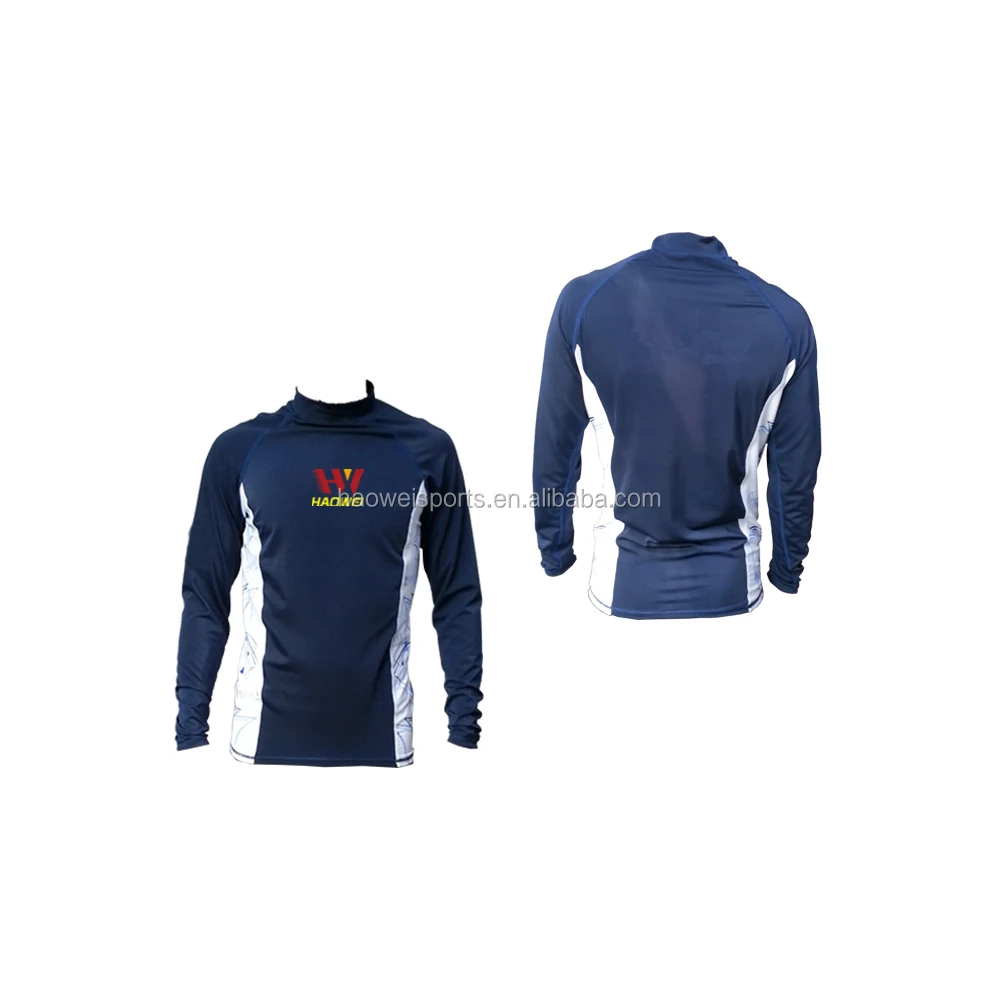 rash vest rash guards skiing lycra suits lycra  for swimming and surfing  lycra wetstuis with customized logo printing