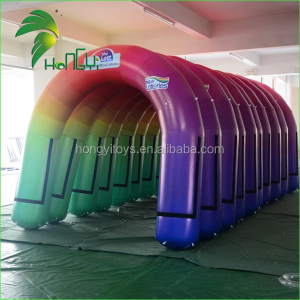 Promotional Custom Finish line Balloon Inflatable Arch with LOGO