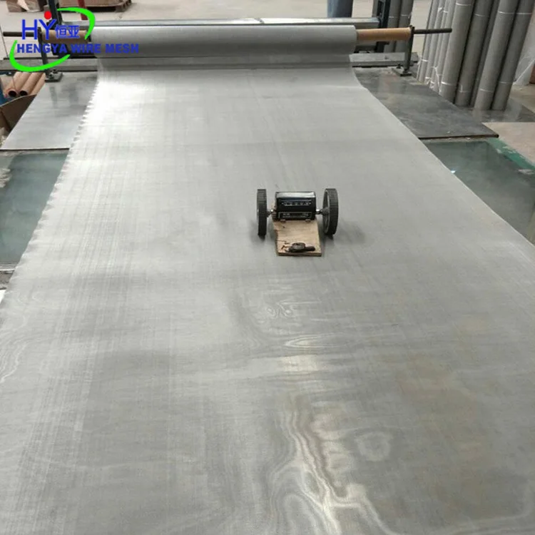 304 316L plain weave stainless steel woven fabric wire