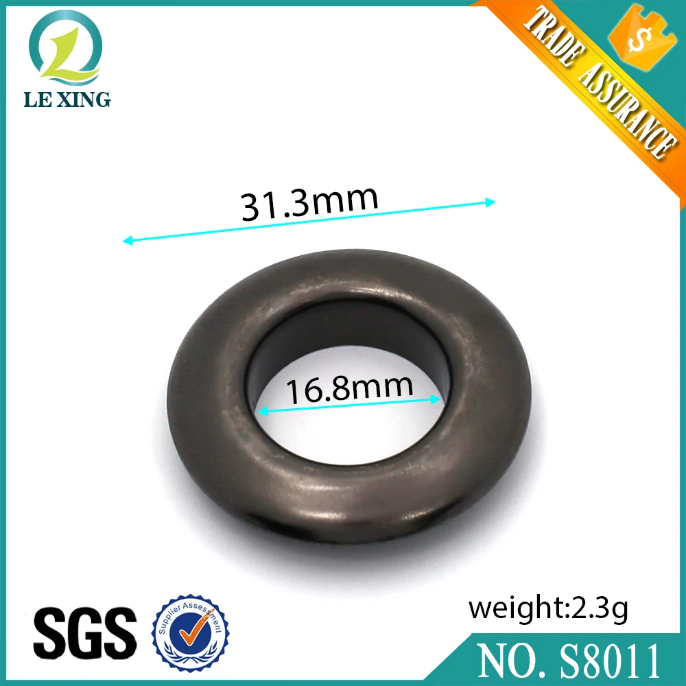 
fashion bag accessory eyelet curtain rings for bags decoration 