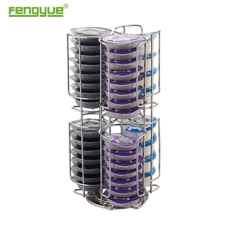Fengyue Multifunction Sustainable 48pcs Capsule Stand Capsule Coffee Storage Rack