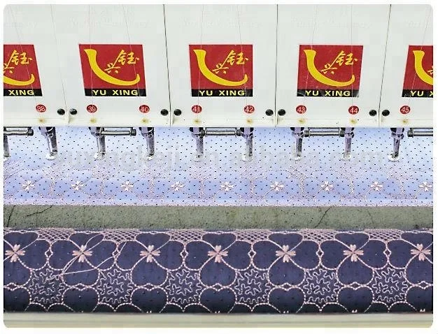 Yuxing cheap computer embroidery and quilting machine price