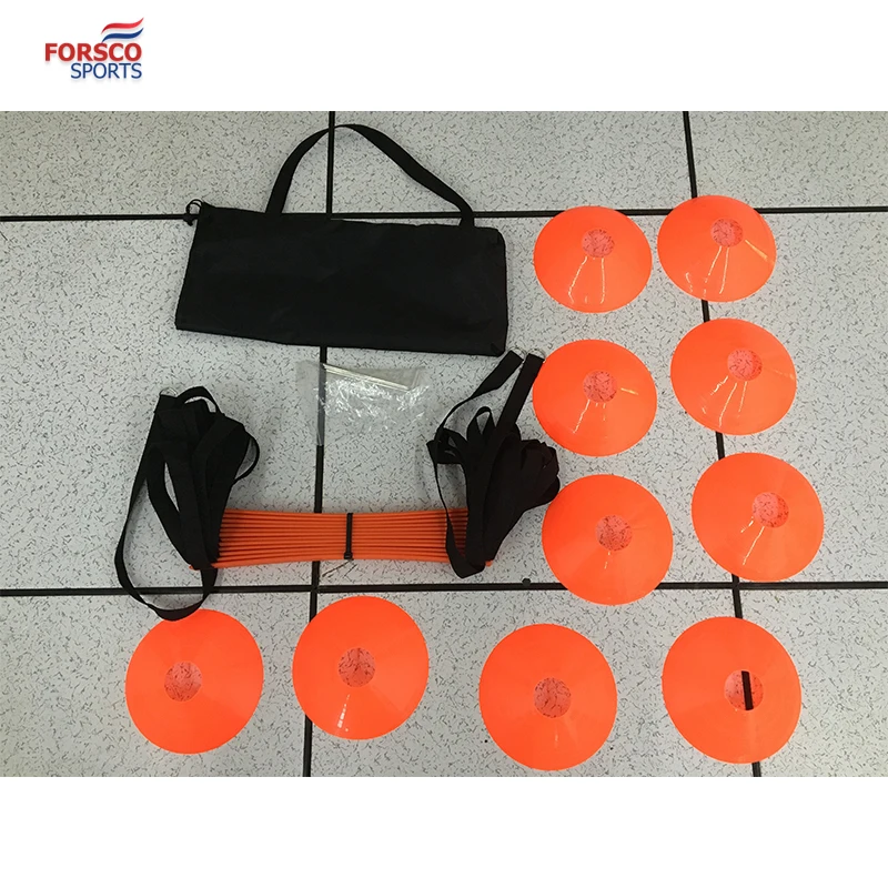 
Speed and Agility Training Set - Includes Agility Ladder, 12 Disc Cones, 4 Steel Stakes and a carry Ba 