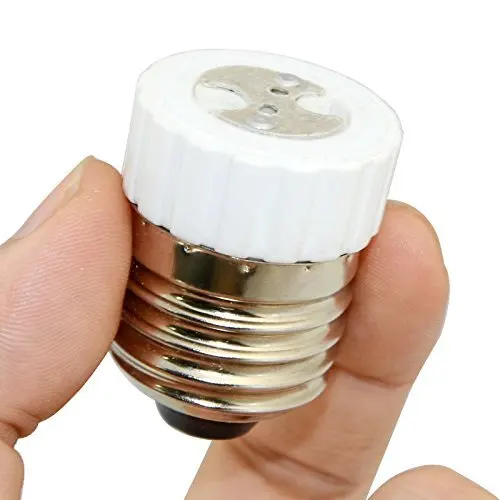 E26/E27 to MR16 Converter, E26/E27 Edison Screw to MR16 - Bi Pin GU5.3 Base Socket Adapter Converter
