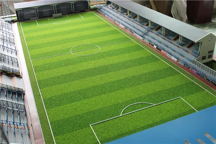 
Guangzhou model making Gold stone stadium model in England for layout/sale 