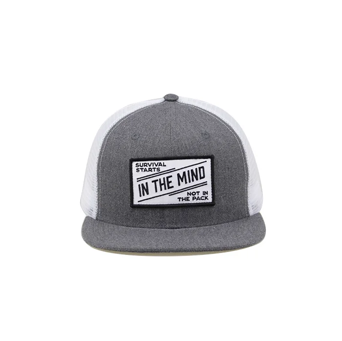 High Quality Custom Unisex Outdoor Mesh 6 Panel Tracker Cap Hats