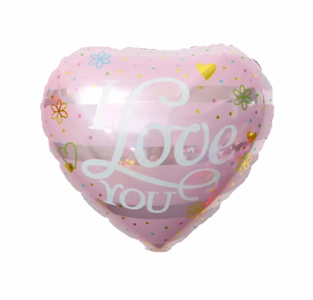 Wholesale Cheap High Quality 18 Inch Heart Shaped Wedding Party Decoration Love Aluminum Foil Balloon