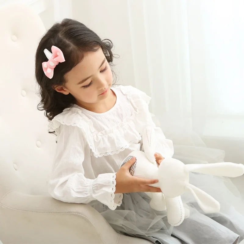 2018 New Korean Cute Baby Girl Fabric Hair Bow