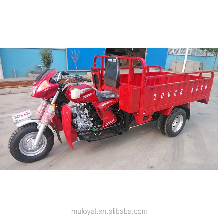 Heavy load tricycle cargo open box 3 wheel truck for sale