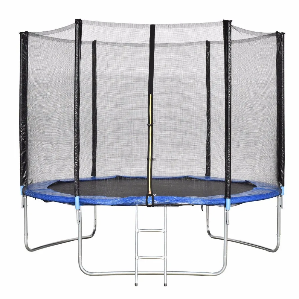 ROANUDE Kids Trampoline, 10FT Outdoor Toddler with Enclosure Net, Boys, Girls and Youth Birthday Gift