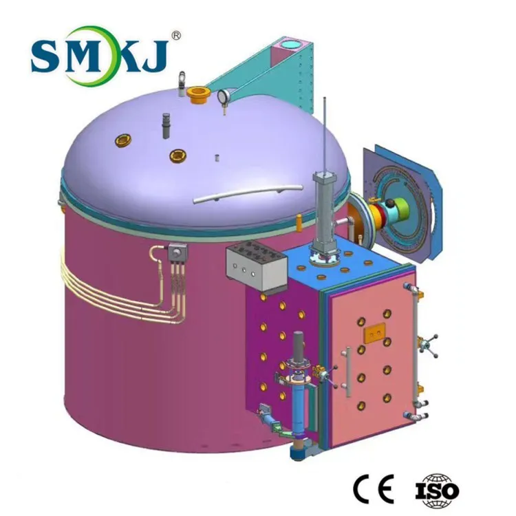 VAR furnace, vacuum arc melting furnace for automated melting of superalloys, steels, titanium, and high temperature alloys