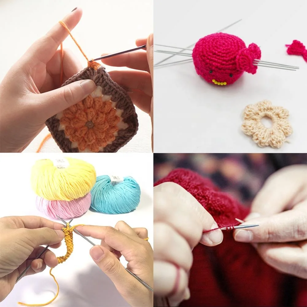 4 шт./упаковка, спицы для вязания, 40 см