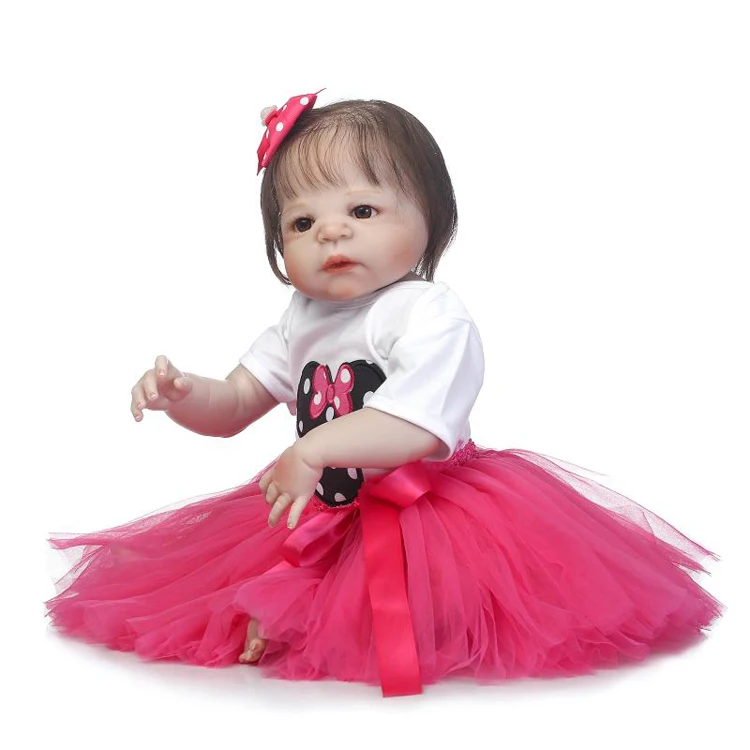 full adult toys flowers girl cutest silicone reborn baby dolls with hair