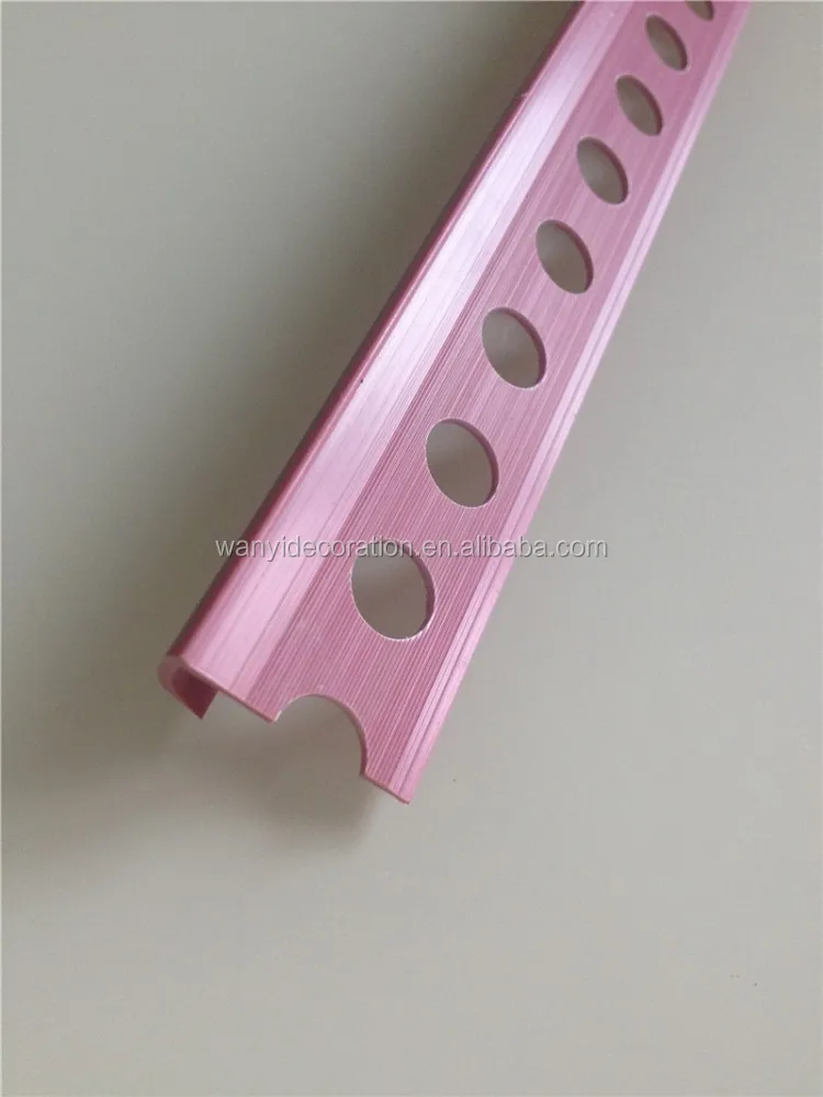 Factory direct sale plastic wall tile trim for marble edge or solid edge