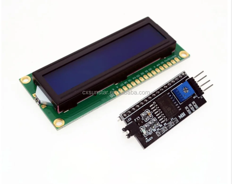 LCD 1602 module Blue screen IIC/I2C for LCD1602 Adapter plate