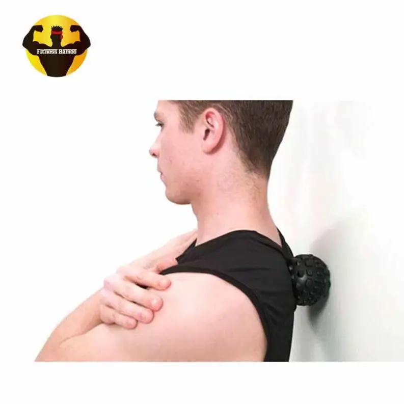 RAMBO eco foot rubber yoga handheld spiked massage ball