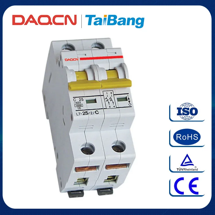 DAQCN Популярный Тип 2 Поляки Малогабаритный 10Amp Житель Миниатюрный Выключатель