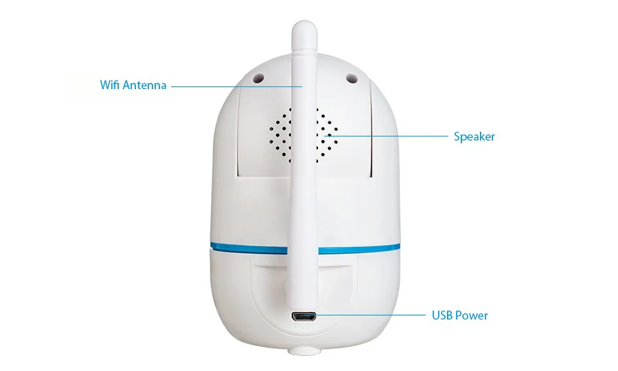 1080P Auto Tracking IP Camera Wifi Baby Monitor Home Security IP Camera IR Night Vision Wireless Surveillance CCTV Camera CMOS