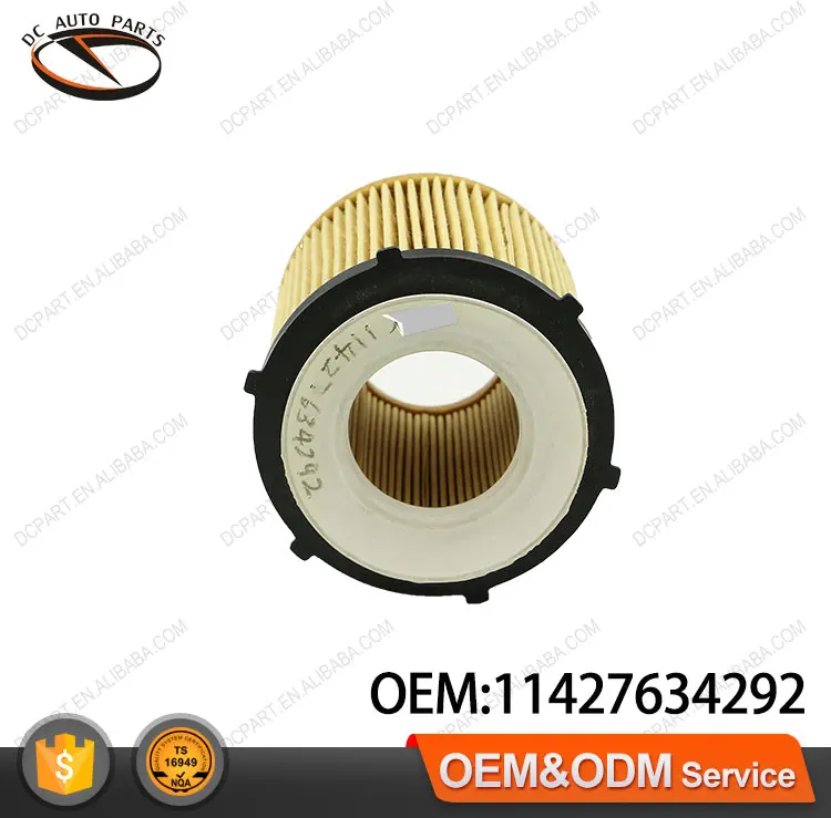 Автомобиль Запчасти Двигателя Масляный фильтр 11427634292 для BMW